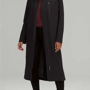 NWOT Lululemon Repelshel Maxi coat. Velcro closures added.